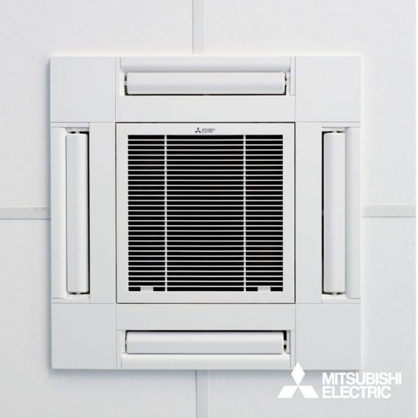 Mitsubishi Electric Cassette-unit in het plafond gemonteerd