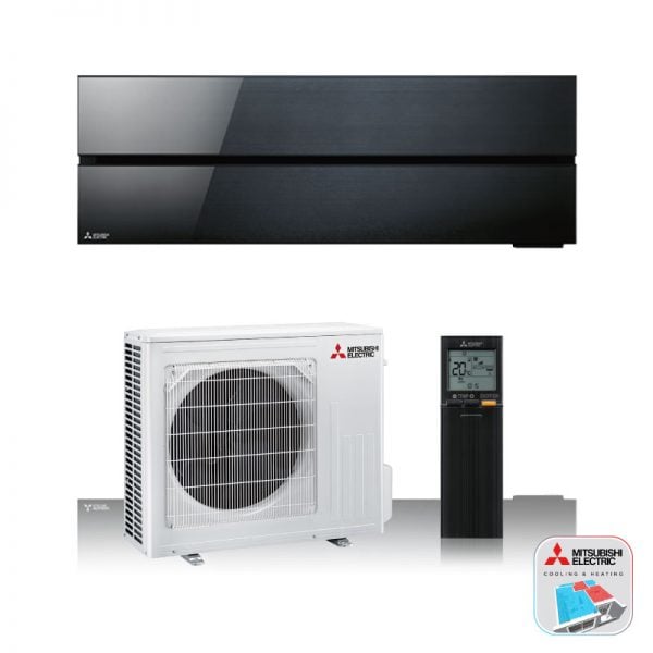 Mitsubishi Electric WSH-LN25i – Wand-unit – 2,5 kW – Onyx black