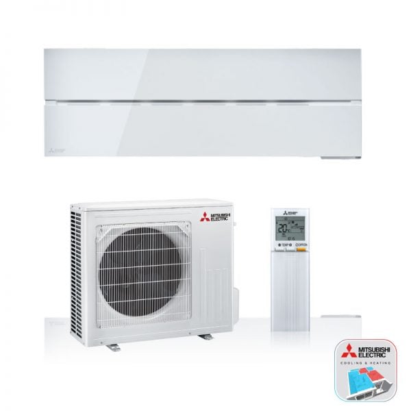 Mitsubishi Electric Airconditioning wand-unit in parel wit