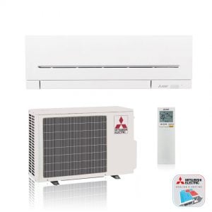 Mitsubishi Electric wand unit met afstandsbediening