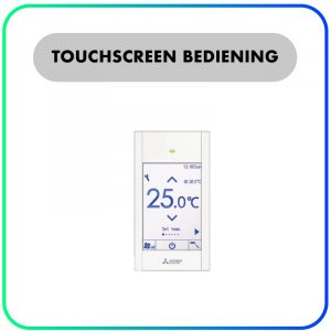 Touchscreen bediening PAR-CT01 MAA (SB/PB) – Mitsubishi Electric – Wit, kunststof, Nee