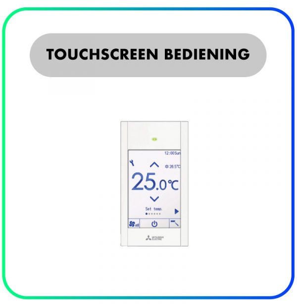 Touchscreen-bediening-PAR-CT01-MAA-Mitsubishi-Electric