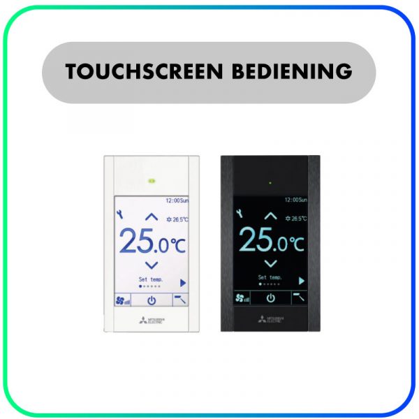Touchscreen bediening PAR-CT01 MAA (SB/PB) – Mitsubishi Electric
