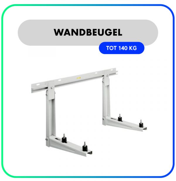 Rodigas-Wandbeugel-MS220-inschuif-rail-0,8m-465mm-140kg