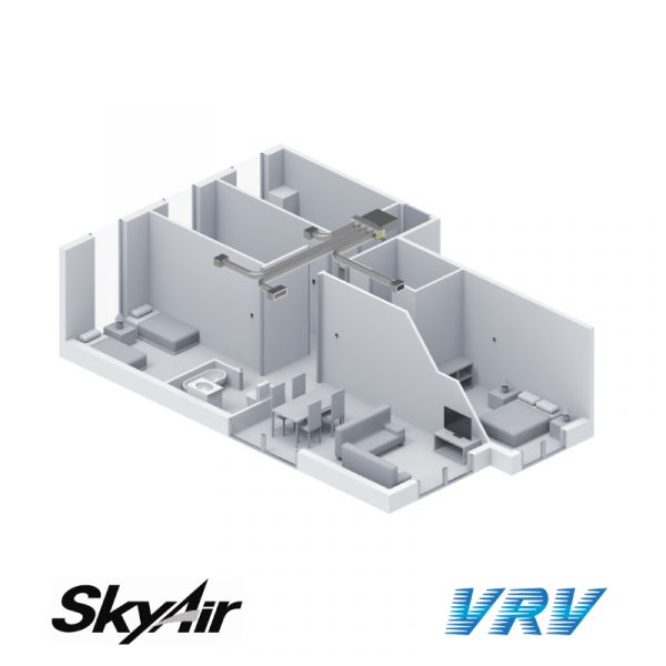 Airzone AZEZ8 – Multizonekit – Plug&Play Plenum met IAQ