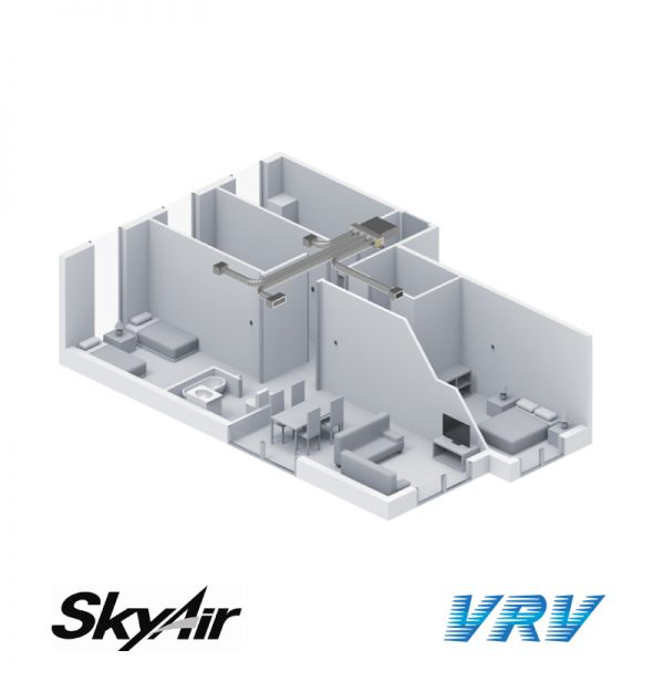 Multizonekit-SkyAir-VRV-systeem-