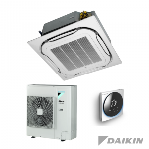 Daikin-FCAG71B+AZAS71MV1 -Cassette-unit-7,1-kW-Standaardpaneel-wit