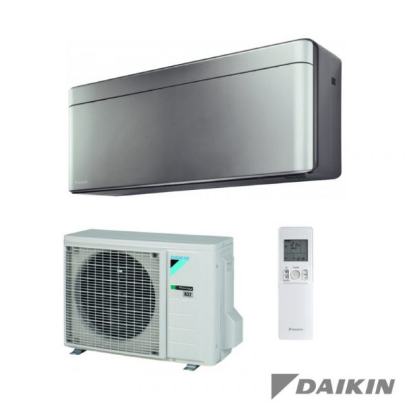 Daikin – Stylish – FTXA50BS+RXA50B – Wand-unit – 5,0 kW – Zilver