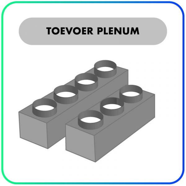 Toevoer plenum voor Daikin (uitblaas) – Op maat