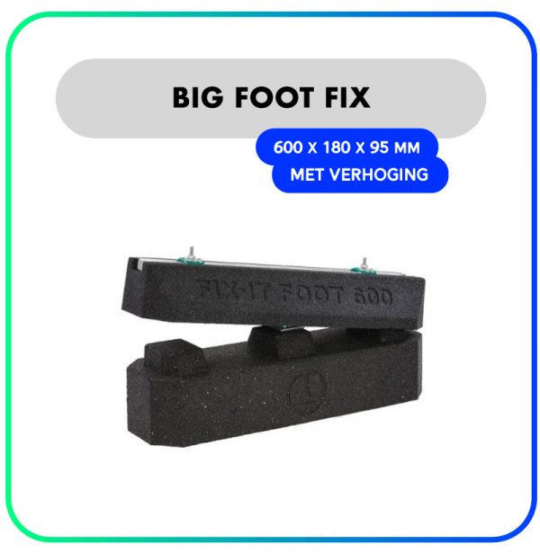 Big-Foot-Fix-it-balken-rubber-600-x-180-x-95mm-Met-verhoging-(set-van-2)