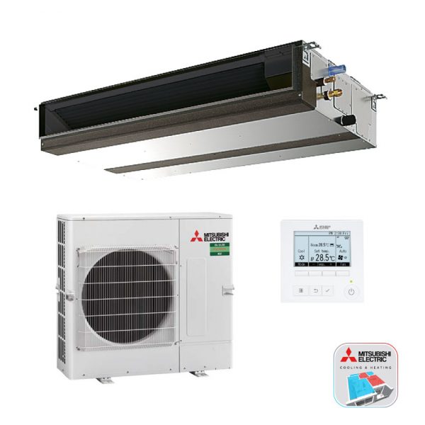 Mitsubishi Electric KSH-M140i – Kanaal-unit – 14,0 kW – Inclusief pomp