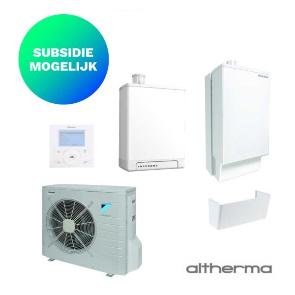 Daikin Altherma R Hybride EHYHBH08AV32 + EVLQ08CV3 + NHYKOMB33 – Lucht-water warmtepomp – 7,4 kW (alleen verwarmen)
