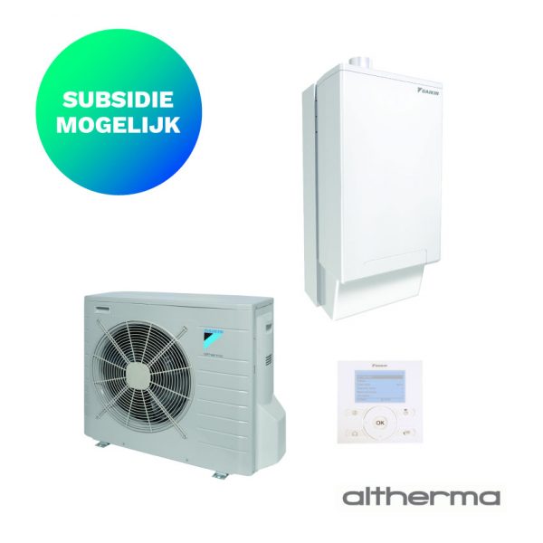 Daikin Altherma R Hybride EHYHBH08AV32 + EVLQ08CV3 + NHYKOMB33 – Lucht-water warmtepomp – 7,4 kW