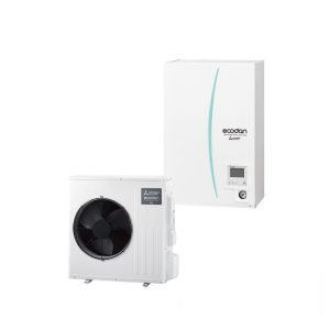 Mitsubishi Electric SH-M80V (EHSD-VM2D + SUZ-SWM80 VA) met Hydrobox-Lucht-water warmtepomp-7,5 kW-Alleen verwarmen