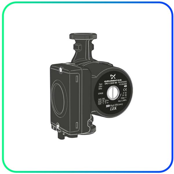 Grundfos/NIBE – CPD – MDP Modulerende Inbouwcirculatiepomp – Inclusief koppelingen