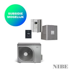 NIBE HBS 05-12  + AMS 10-8 – Lucht-water warmtepomp – 7,8 kW (Inclusief SMO 40)