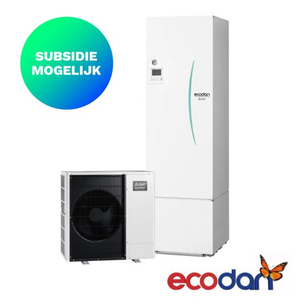 Mitsubishi Electric ZCR-112YA-300D Zubadan All-in-one – Lucht-water warmtepomp – 11,2 kW