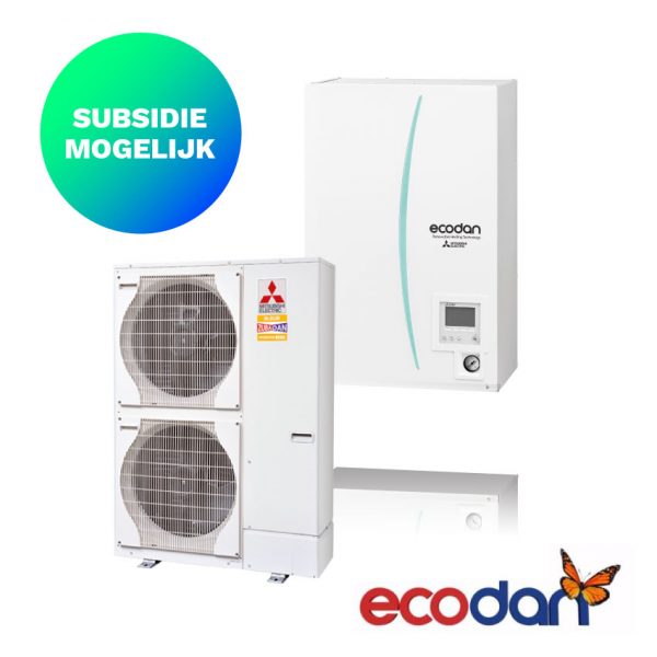 Mitsubishi Electric ZHR-140Y-D met Hydrobox – Lucht-water warmtepomp – 14,0 kW