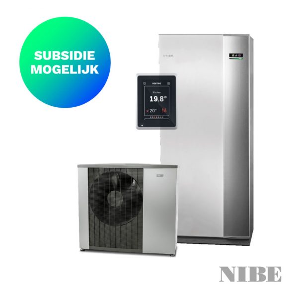 NIBE F2120-16 + VVM 500 – Lucht-water warmtepomp – 13,1 kW