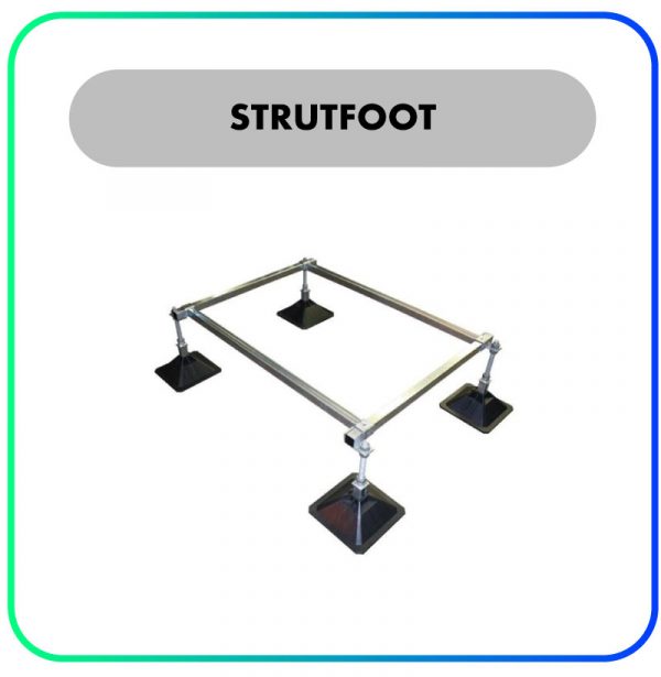 Strutfoot-Base-frame-1.000mmx1.300mmx250~450mm-700-kg
