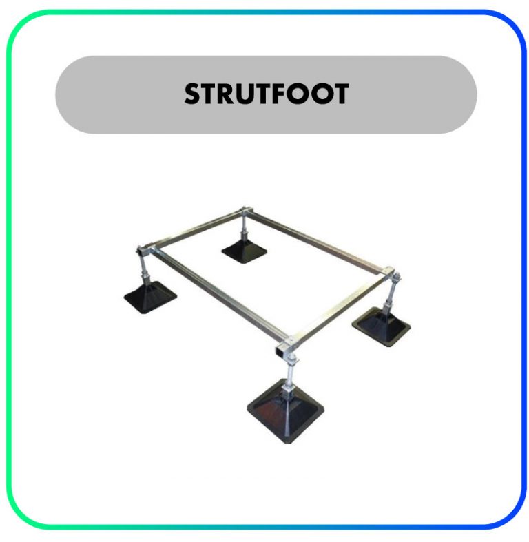 Strutfoot Base frame - 1.000mm x 1.300mm x 250 ~ 450mm - 700 kg