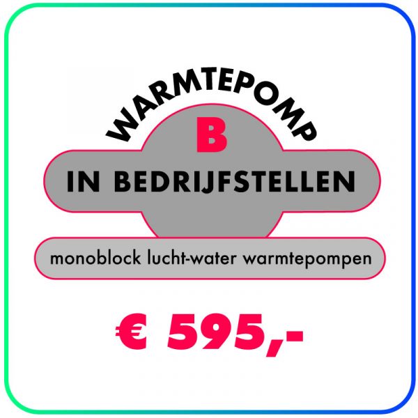 In bedrijfstellen – Warmtepomp – Monoblock