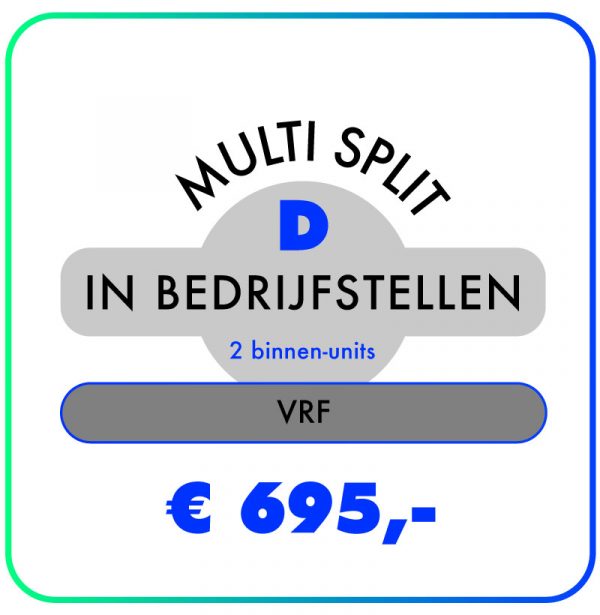 In-bedrijfstellen-VRF-Multi-split-voor-2-binnen-units-Cassette-,Kanaal-&Plafond-units