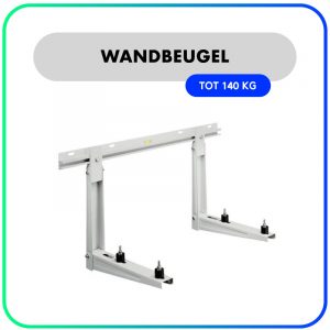 Rodigas Wandbeugel MS209 – montage rail 0,8m – 550mm – 140kg