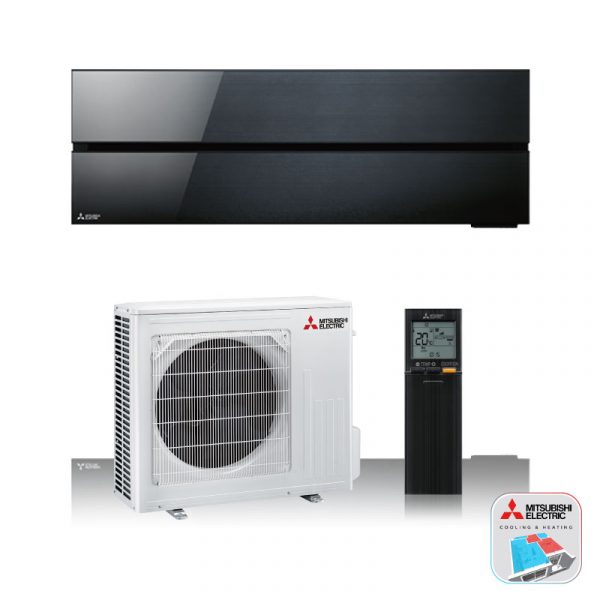 Mitsubishi Electric WSH-LN25i – Hyper heating – Wand-unit – 2,5 kW – Onyx black
