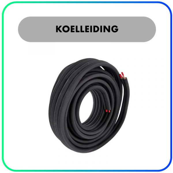 Aircotube gecombineerde koelleiding – 3/8″ x 5/8″ – 30 meter (zwart)