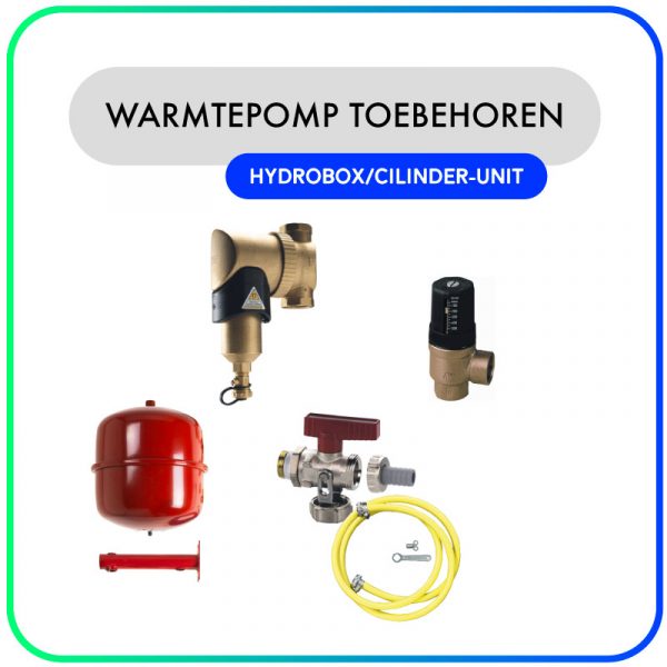 Warmtepomp toebehoren set voor Hydrobox/Cilinder-unit (Lucht-water Daikin)
