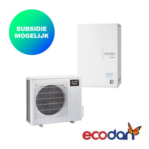 Mitsubishi Electric SHR-M40V2-E met Hydrobox – Lucht-water warmtepomp – 4,0 kW