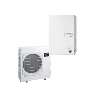 Mitsubishi Electric SHR-M80V2-E(ERSD-VM2E+SUZ-SWM80 VA2)-met Hydrobox-Lucht-water warmtepomp-7,5 kW