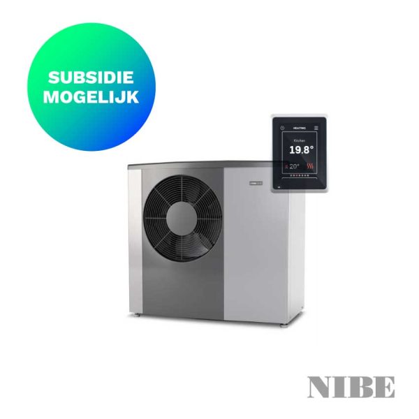 NIBE S2125-8 – Lucht-water Monoblock warmtepomp – 6,7 kW – 3x400V – RMU S40 (10 jaar garantie)