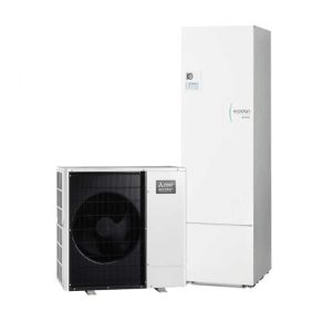 Mitsubishi Electric PCR-M60V-300E (PUZ-SWM60VAA+ERST30F-VM2EE)-Lucht-water warmtepomp-6,0 kW
