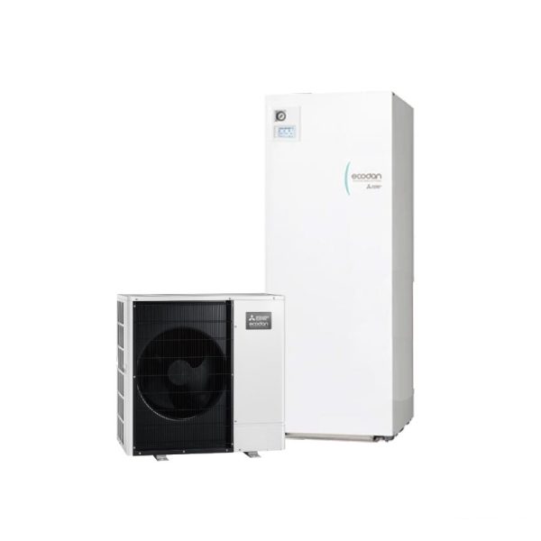 Mitsubishi Electric PCR-M60V-200E (PUZ-SWM60VAA+ERST20F-VM2E) – Lucht-water warmtepomp – 6,0 kW  (10 jaar garantie)